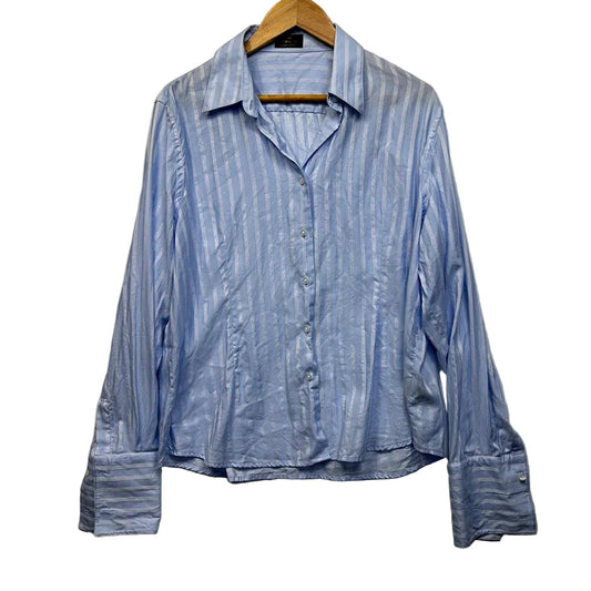 Impress Blue Cotton Shirt - Size 20