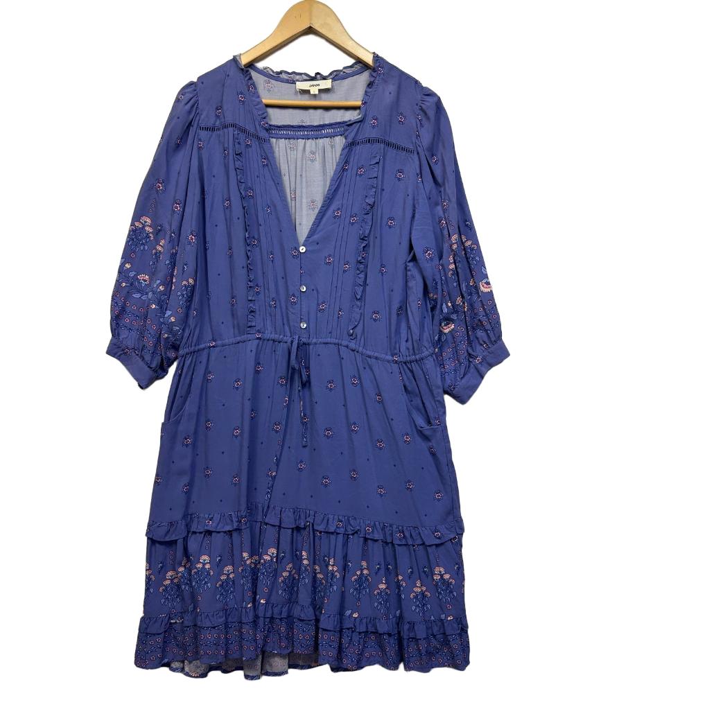 Jaase Blue Boho Dress - Size L