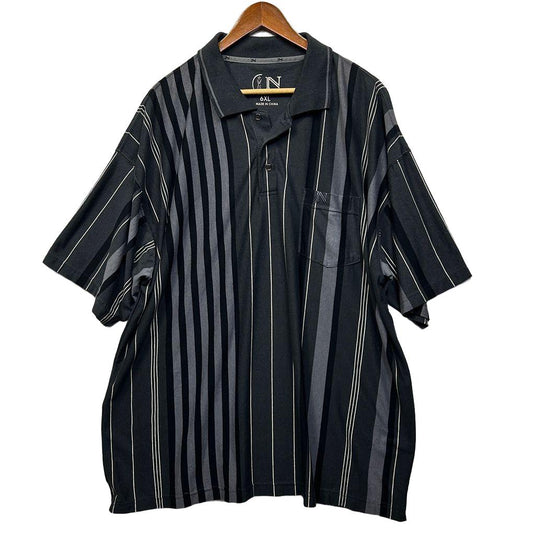 Jack Nicklaus Golf Black Cotton Polo - Size 6XL