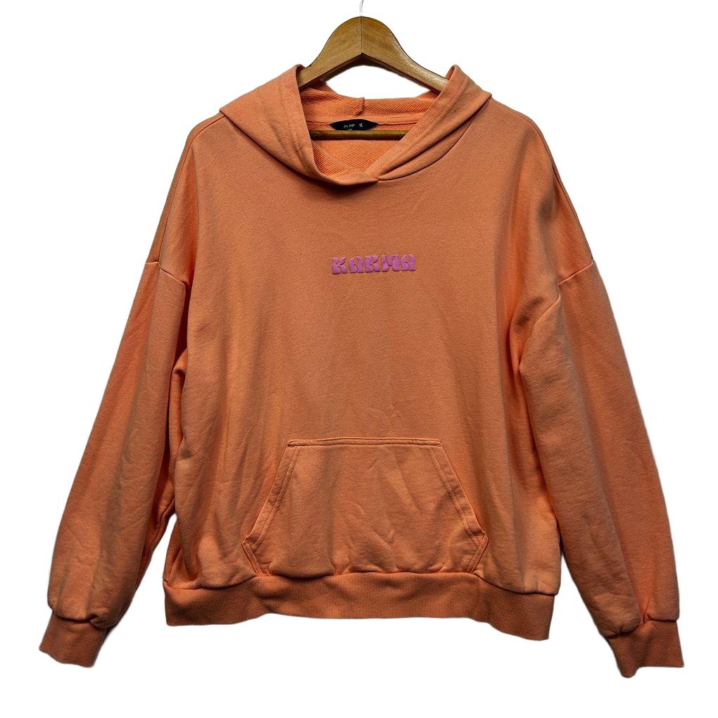 Jay Jays Peach Karma Cotton Hoodie - Size XL