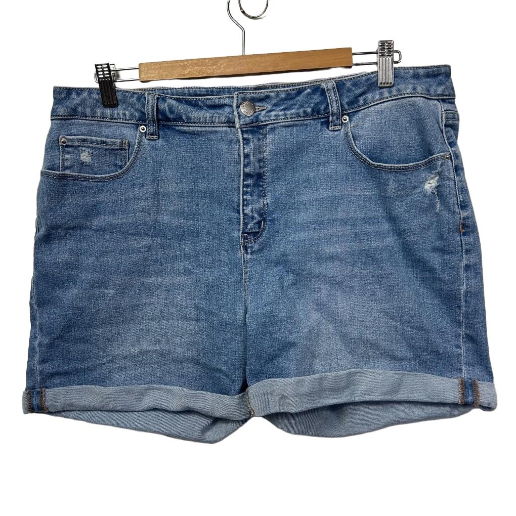 Jeanswest Blue Denim Shorts - Size 16