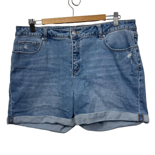 Jeanswest Blue Denim Shorts - Size 16