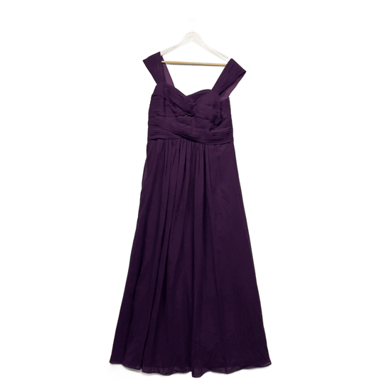 Jjs House Womens Purple Sleeveless Evening Formal Dress Size 16