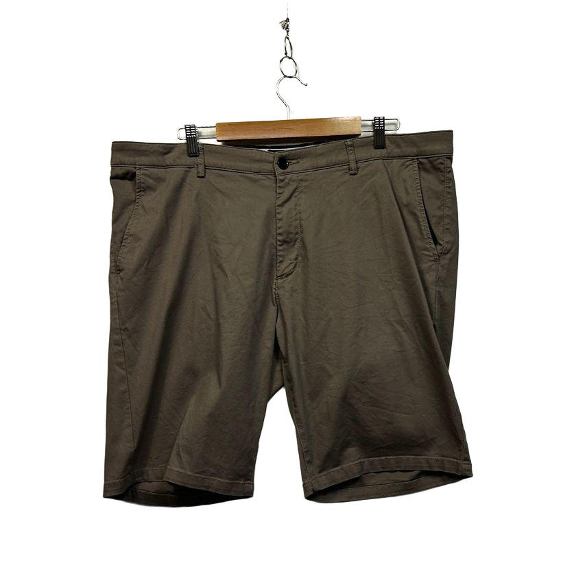 Johnny Bigg Brown Cotton Chino Mens Shorts - Size 42