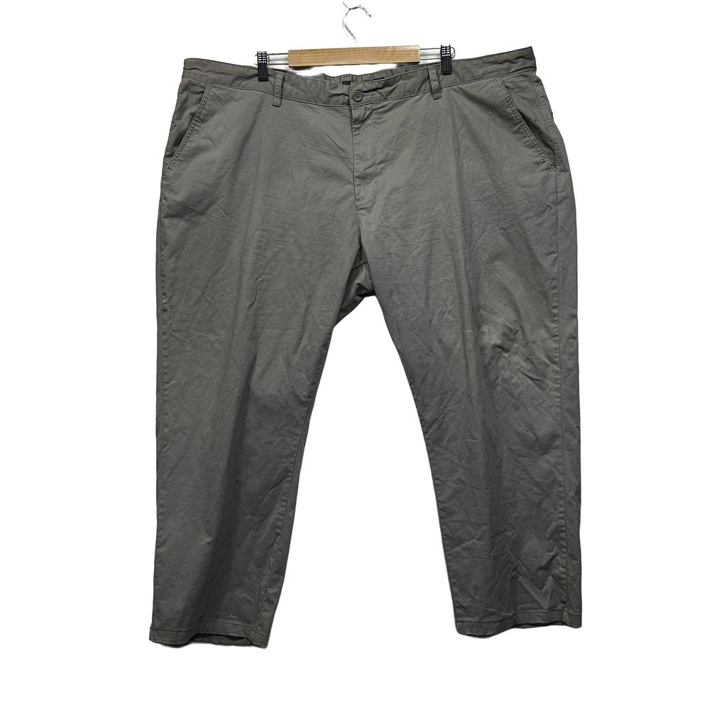 Johnny Bigg Grey Cotton Mens Chino Pants - Size 48