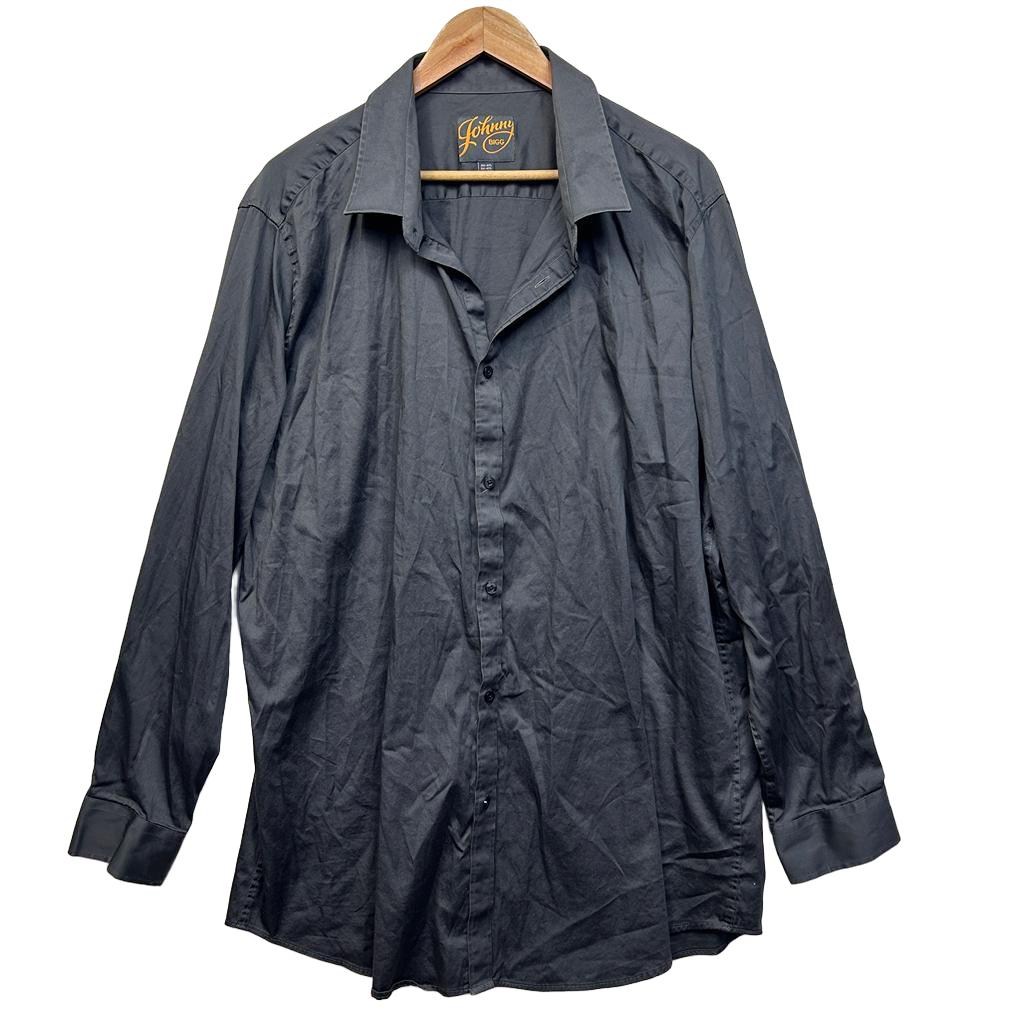 Johnny Bigg Grey Cotton Shirt - Size 4XL