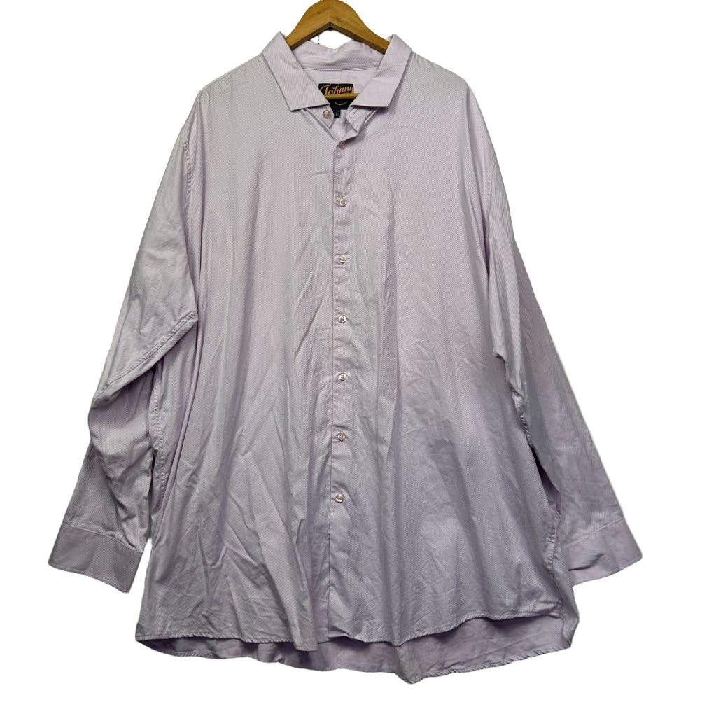 Johnny Bigg Lilac Cotton Shirt - Size 7XL