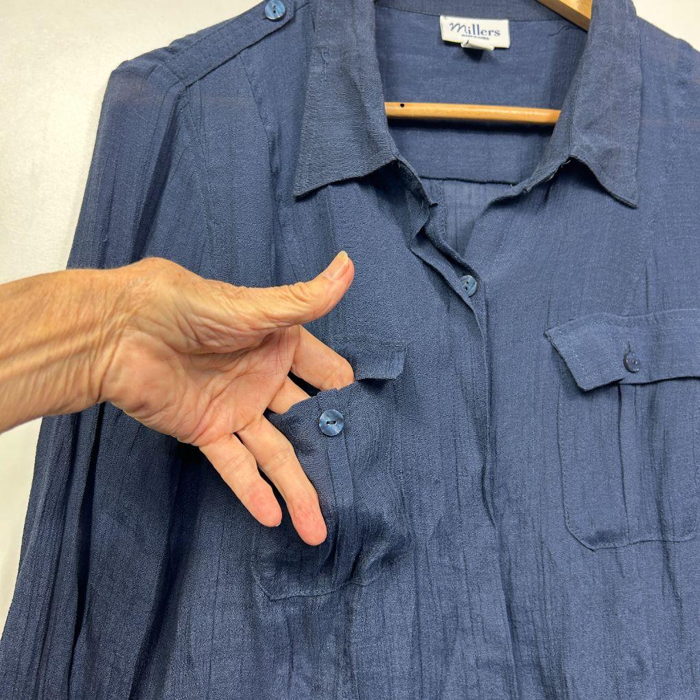 Millers Navy Shirt - Size 18