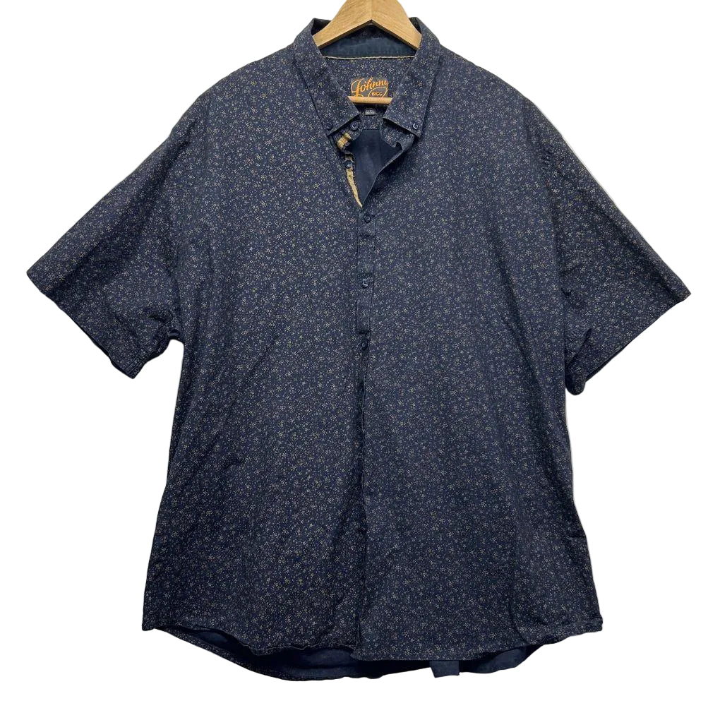 Johnny Bigg Navy Cotton Shirt - Size 3XL