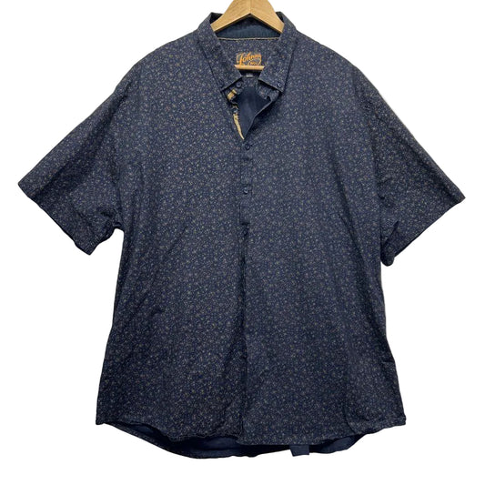 Johnny Bigg Navy Cotton Shirt - Size 3XL