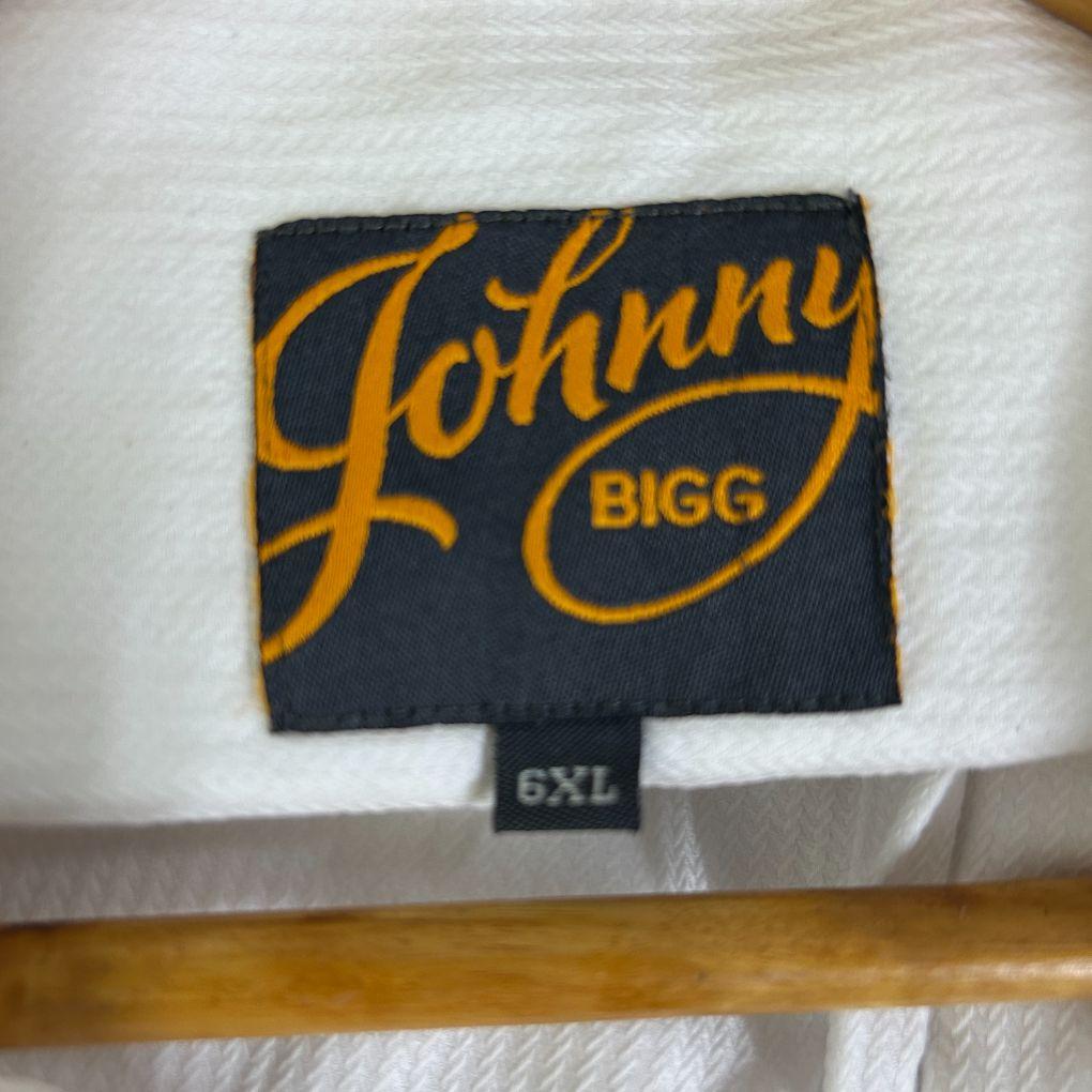 Johnny Bigg White Cotton Long Sleeve Shirt - Size 6XL