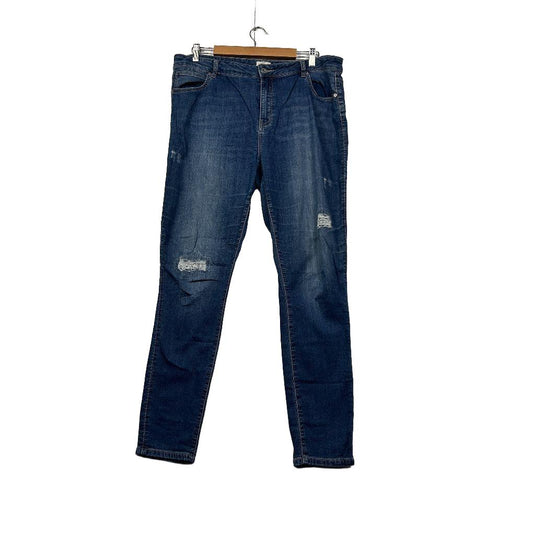 Just Jeans Amaze Kit Skinny Extra High Rise Blue Jeans - Size 16