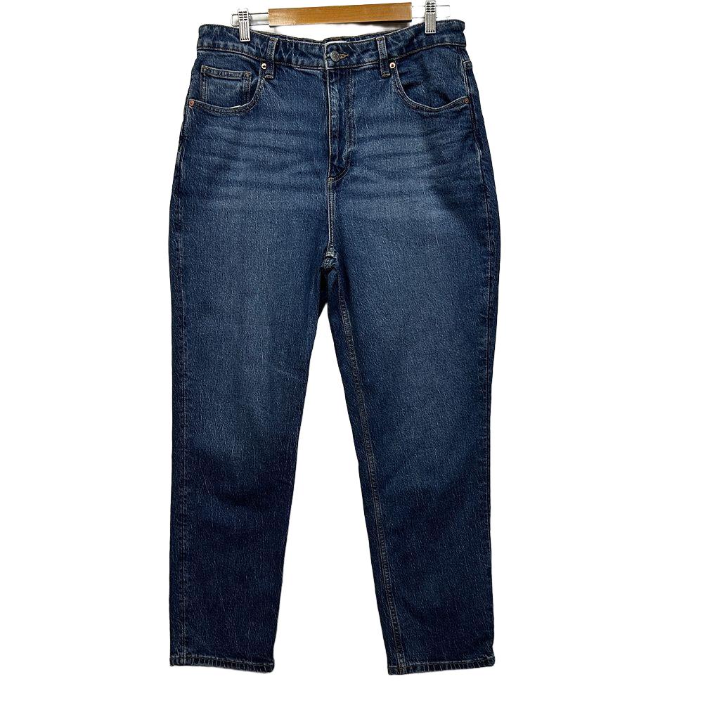 Just Jeans Blue Mom High Rise Full Length Jeans - Size 14