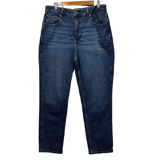 Just Jeans Blue Mom High Rise Full Length Jeans - Size 14