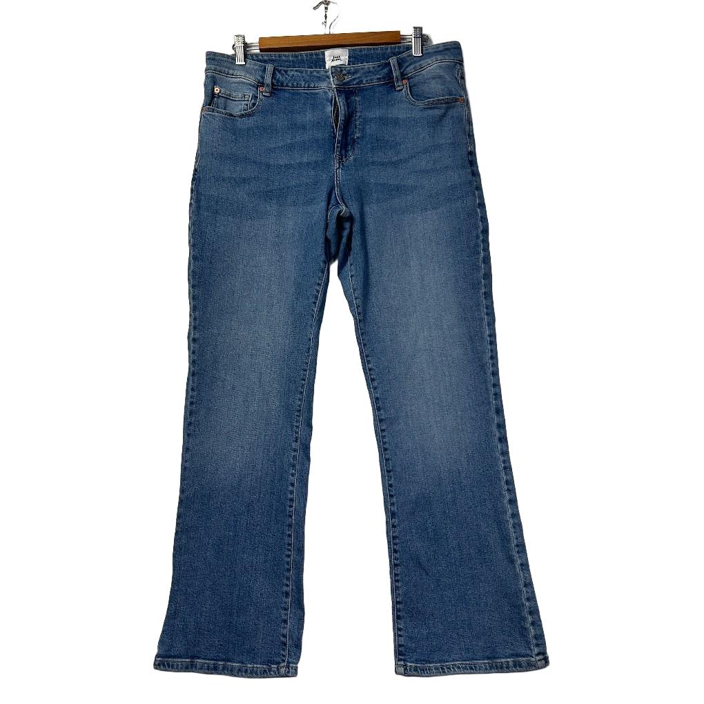 Just Jeans Bootcut Petite Mid Rise Comfort Jeans - Size 14