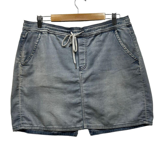 Just Jeans Light Blue Denim Skirt - Size 14