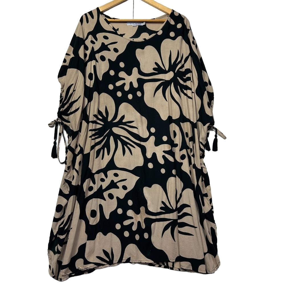 Juwita Moon Black Floral Dress - One Size (Fits up to 22)