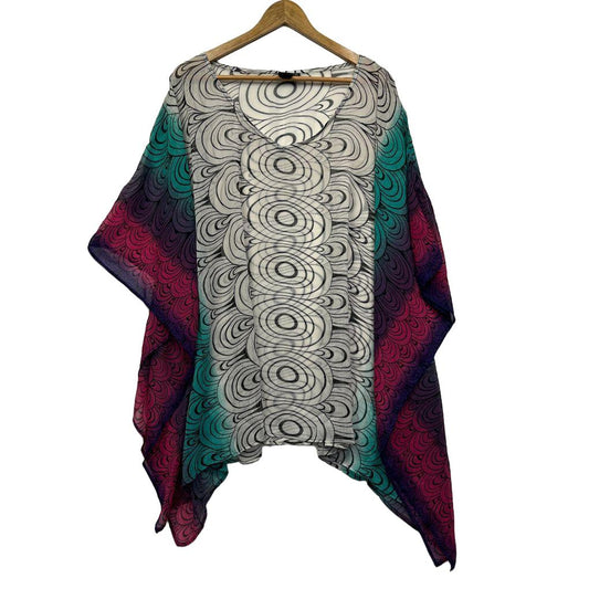Kaftan Sheer Top - Size 12 (Oversized)