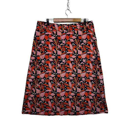 Karma East Multicoloured Cotton Skirt - Size XL