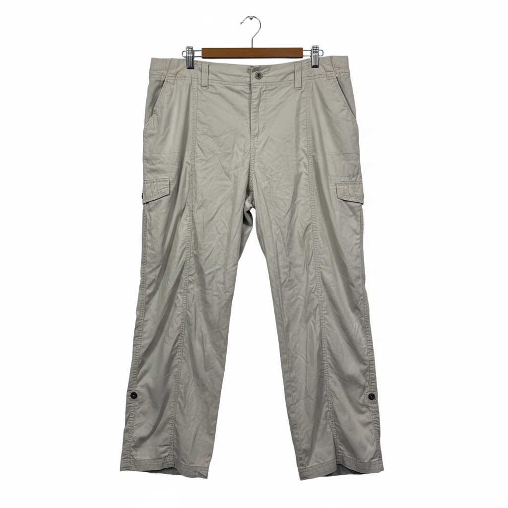 Katies Beige Cargo Pants - Size 16
