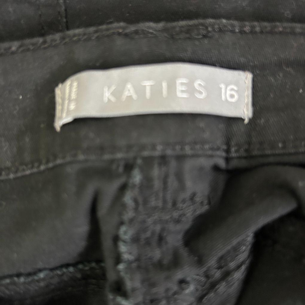 Katies Black Skirt - Size 16