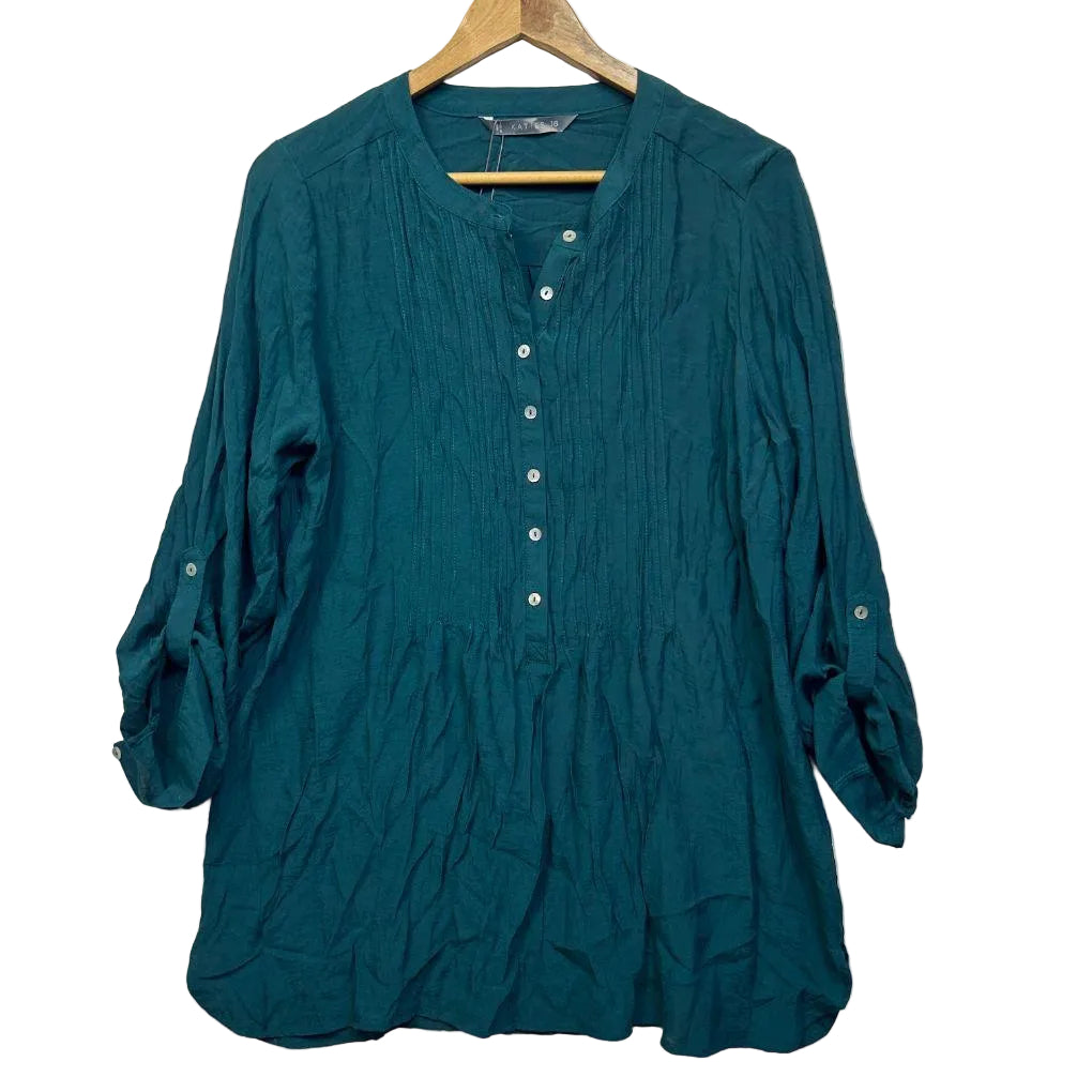 Katies Emerald Tunic Top - Size 16