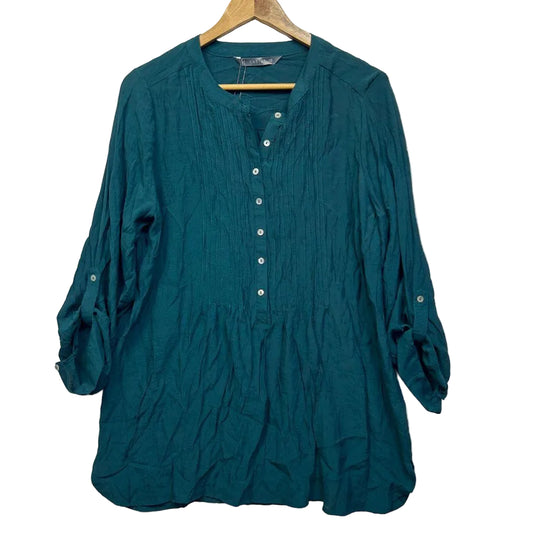 Katies Emerald Tunic Top - Size 16