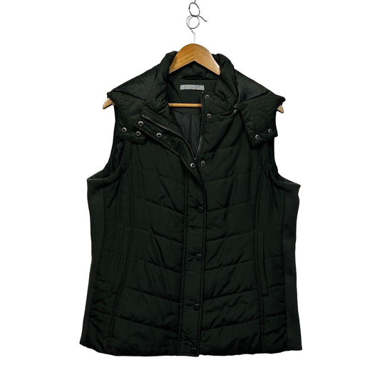 Katies Green Plus Size Hooded Puffer Vest - Size 18