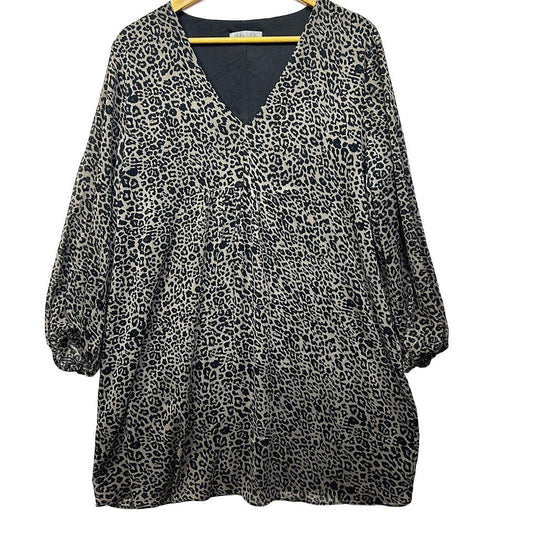 Katies Leopard Print Top - Size 16