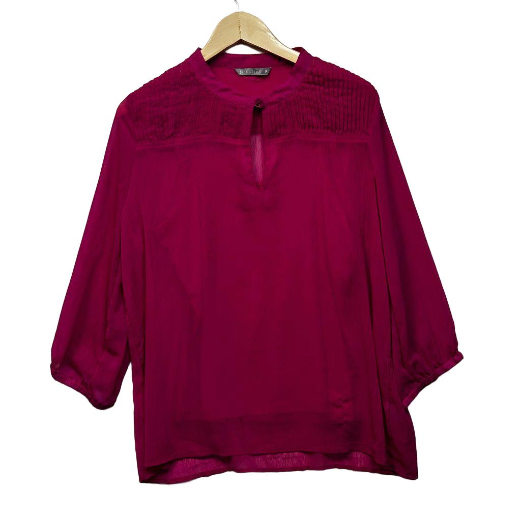 Katies Magenta Top - Size 14