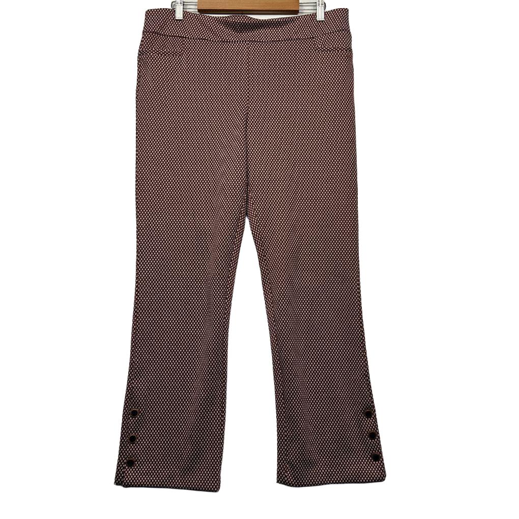 Katies Tan Check Pants - Size 16