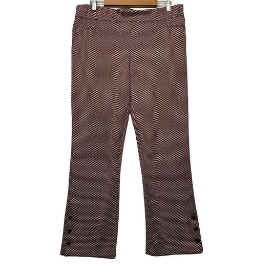 Katies Tan Check Pants - Size 16
