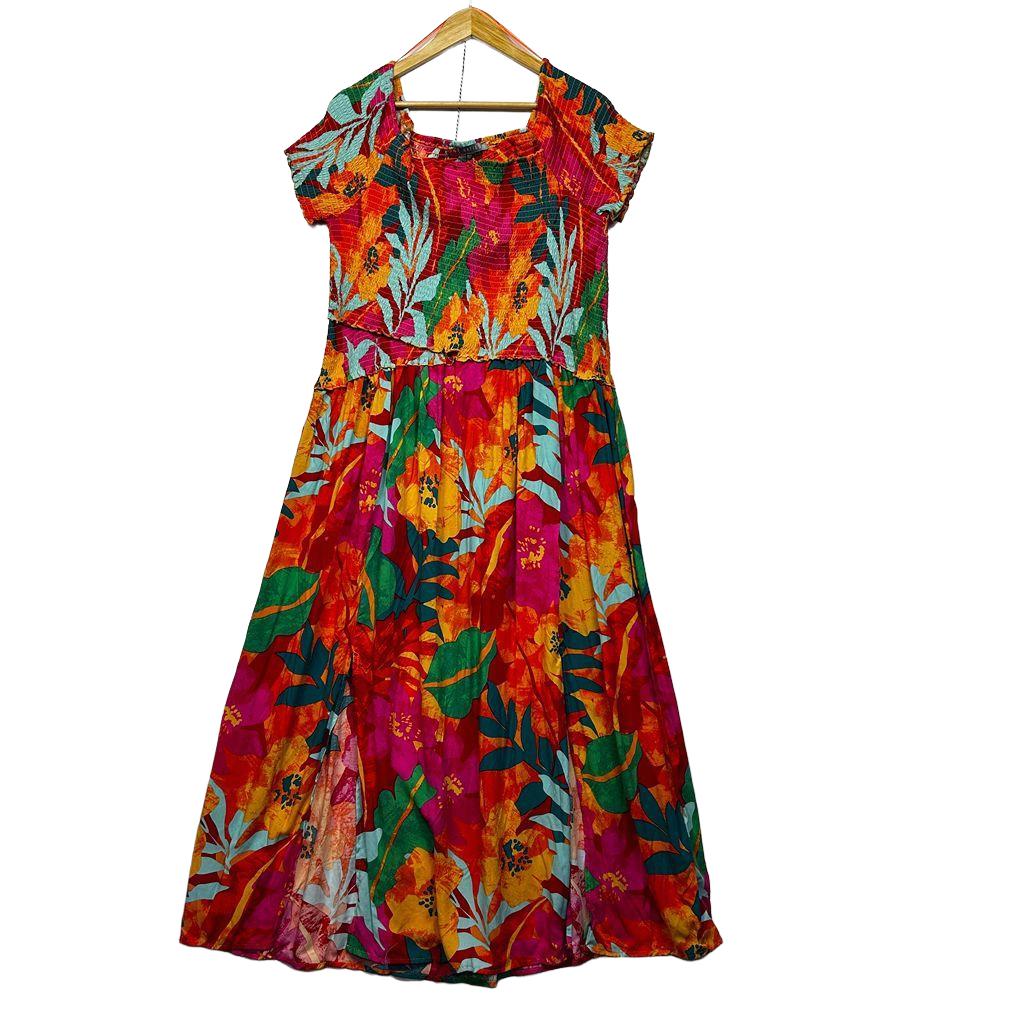 Katies Multicoloured Floral Dress - Size 20