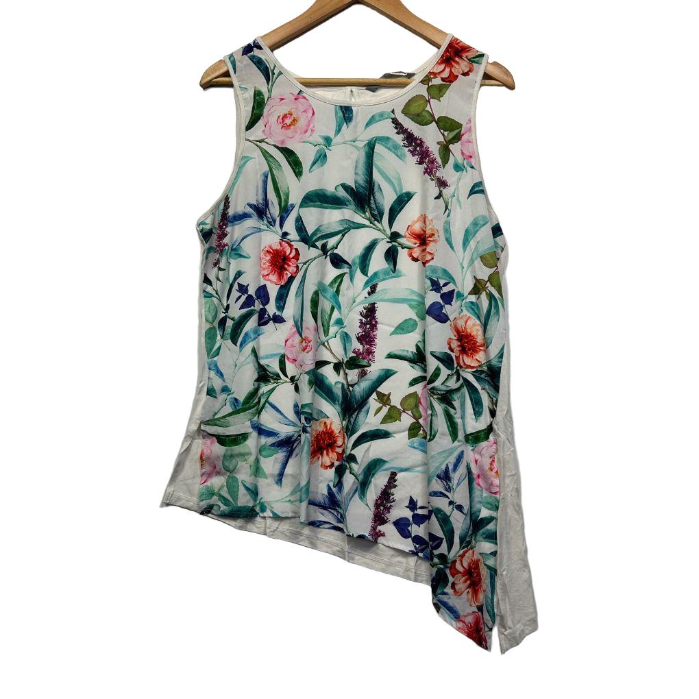 Katies Multicoloured Floral Top - Size 16