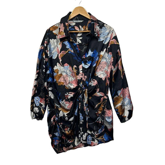 Katies Multicoloured Floral Top - Size 18