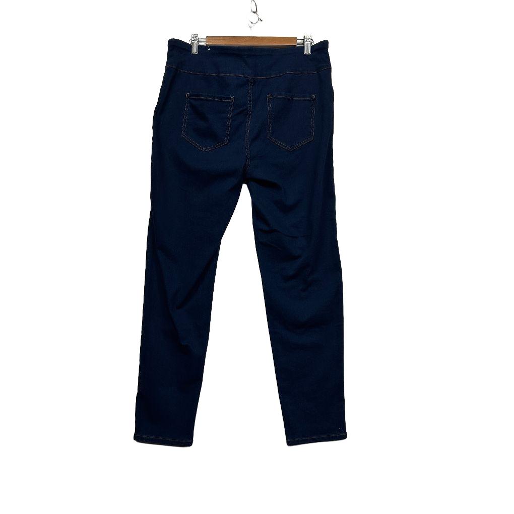 Katies Navy Cotton Jeans - Size 18