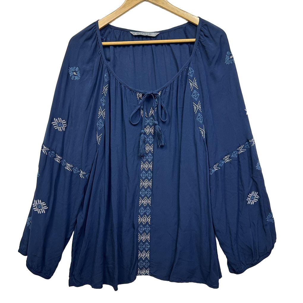 Katies Navy Top - Size 20