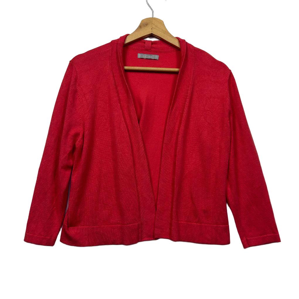 Katies Red Cardigan - Size L