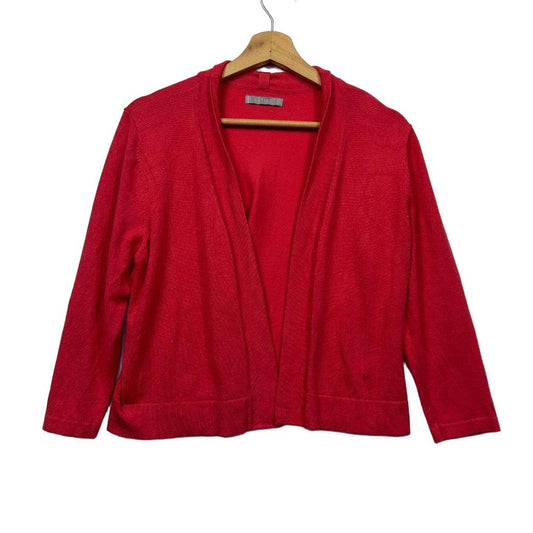 Katies Red Cardigan - Size L