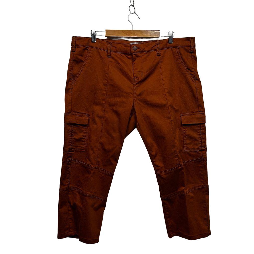 Katies Rust Plus Size Cotton Cargo Pants - Size 20