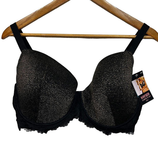 Kayser Black Bra - Size 14F