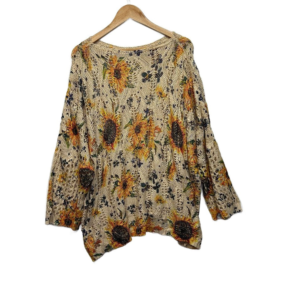 Knit Sunflower Top - Size 20/22