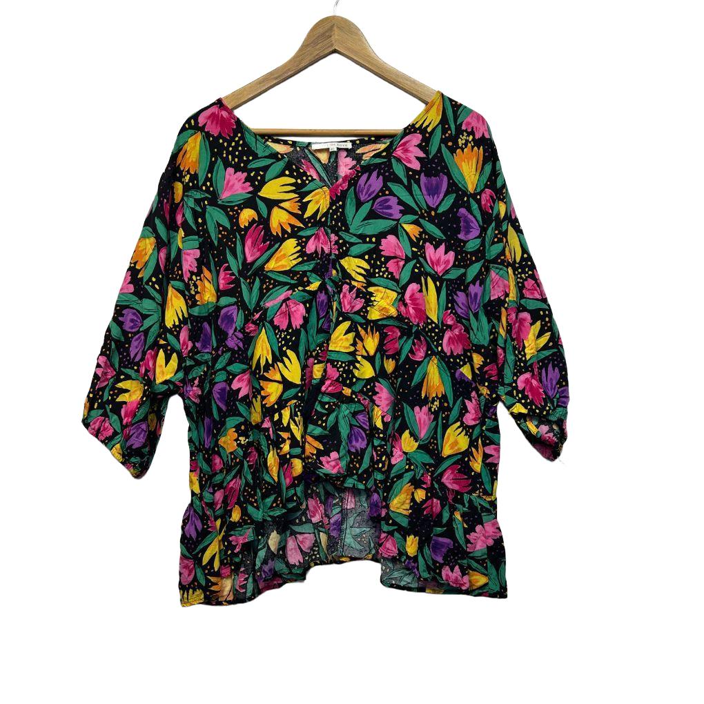 Label Of Love Multicoloured Floral Top - Size 20