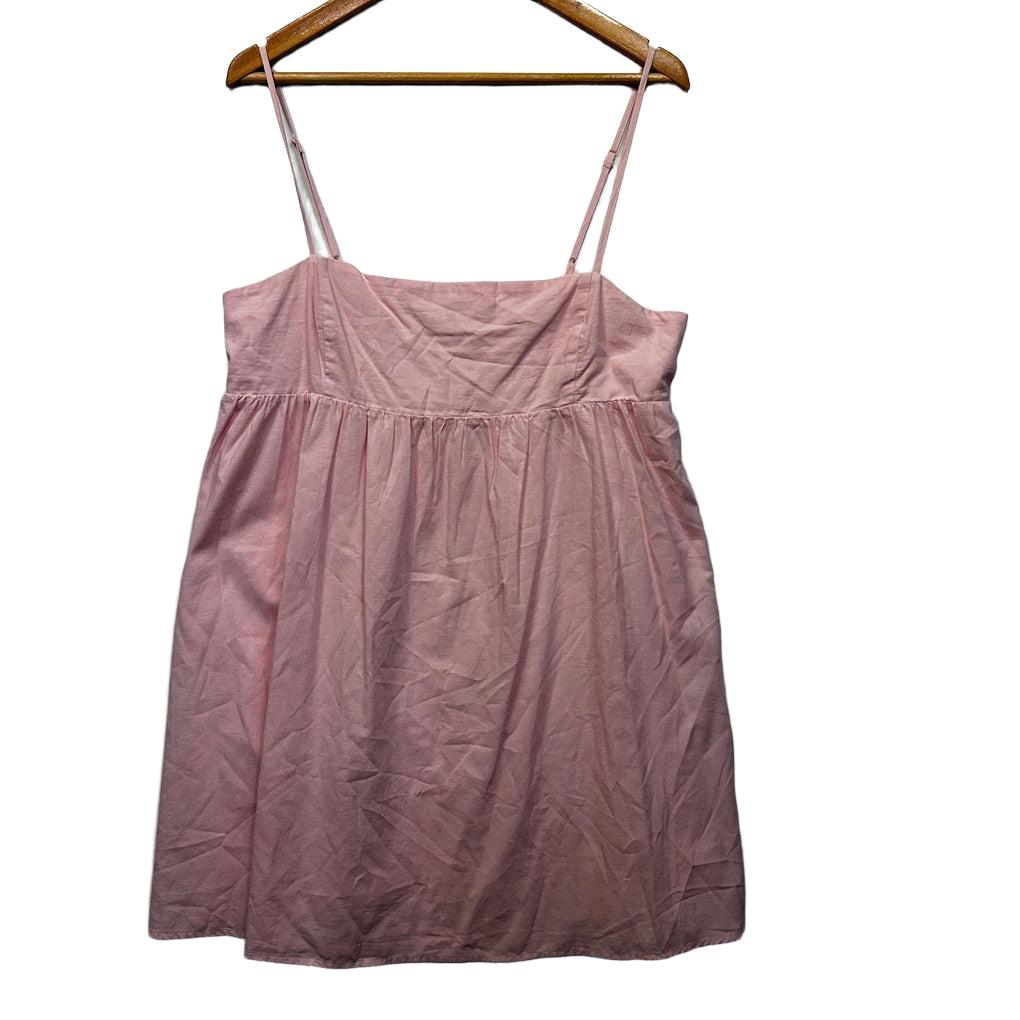 Lily Loves Pink Linen Dress - Size 14