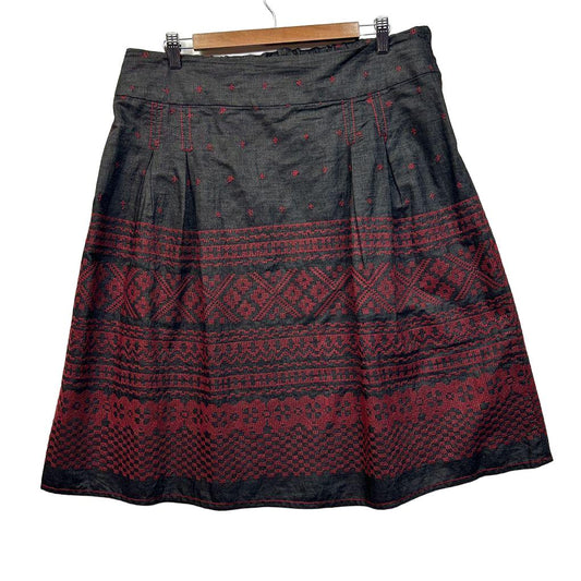 Liz Jordan Multicoloured Skirt - Size 18