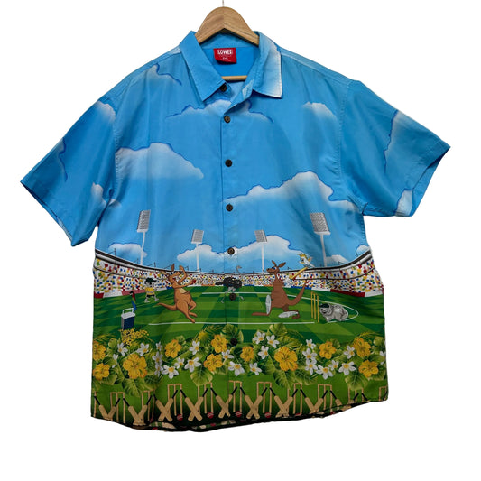 Lowes Aussie Cricket Short Sleeve Shirt - Size 2XL