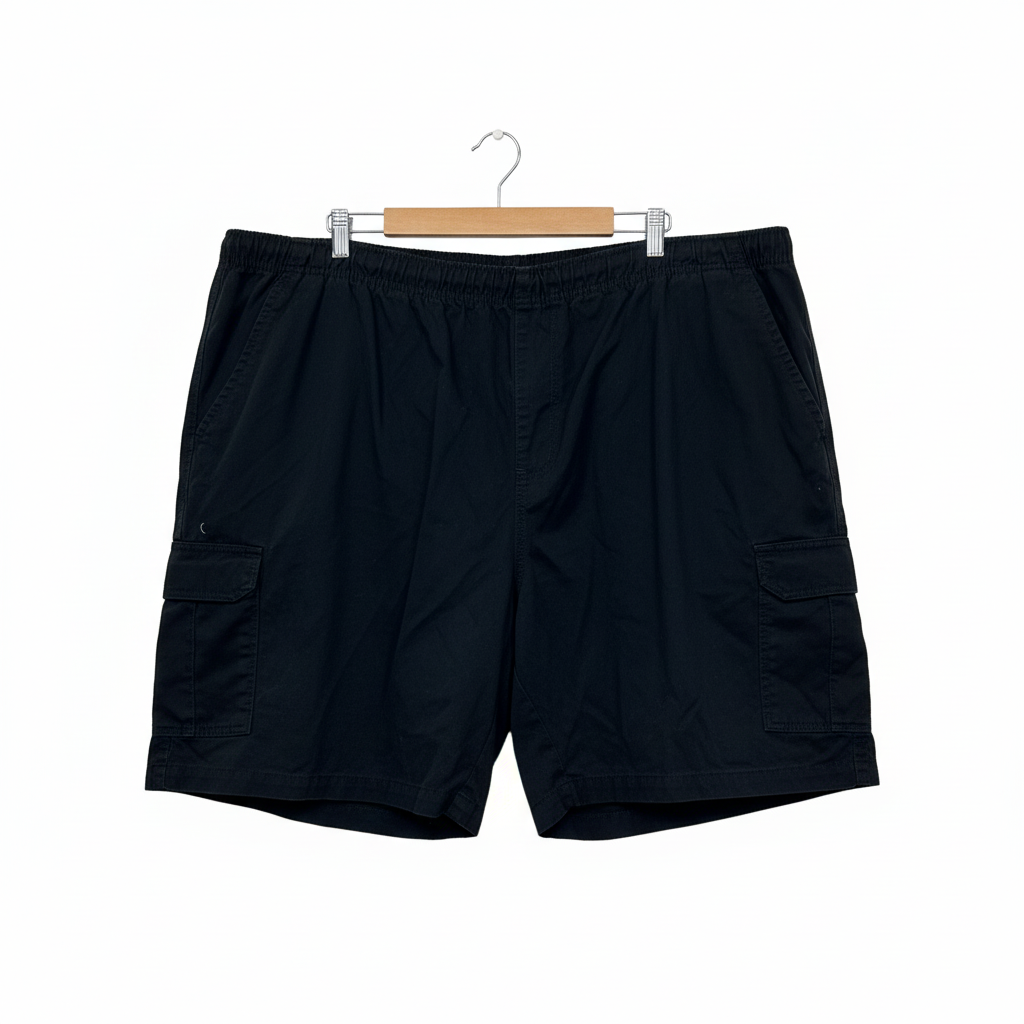 Lowes Black Cargo Mens Shorts - Size 132