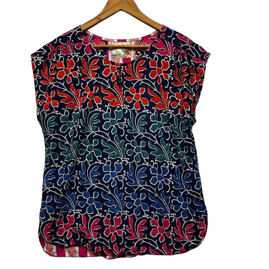 Lulalife Multicoloured Cotton Top - Size L