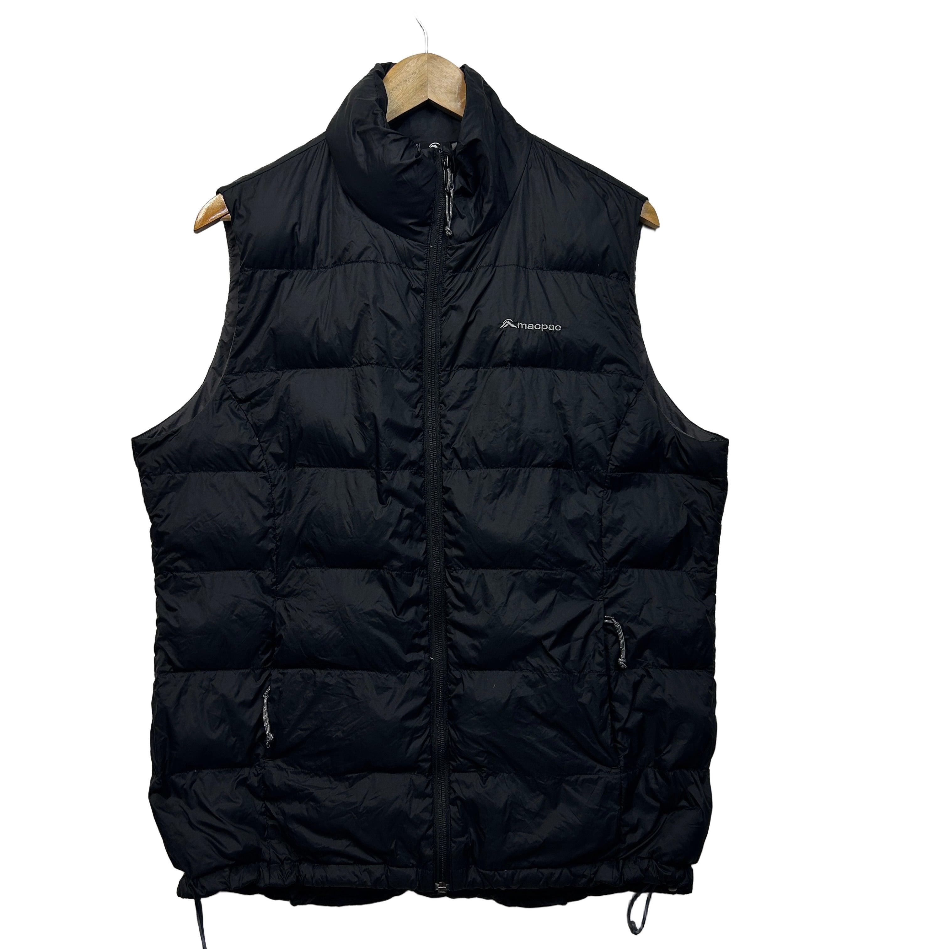 Macpac Black Puffer Vest - Size 16