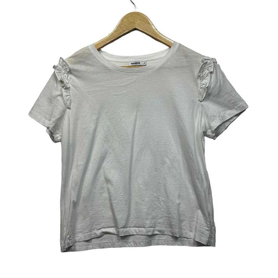 Marcs White Cotton T-Shirt - Size L